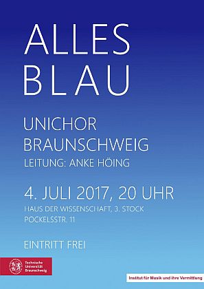 Plakat Alles Blau, SS2017